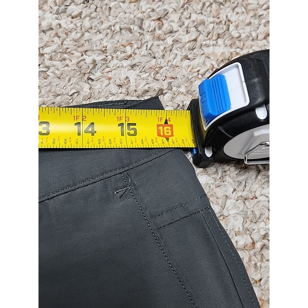 REI Men's Hiking Pants 32x31 Gray Nylon Outdoor Trail Travel Zip Pocket - Picture 4 of 10